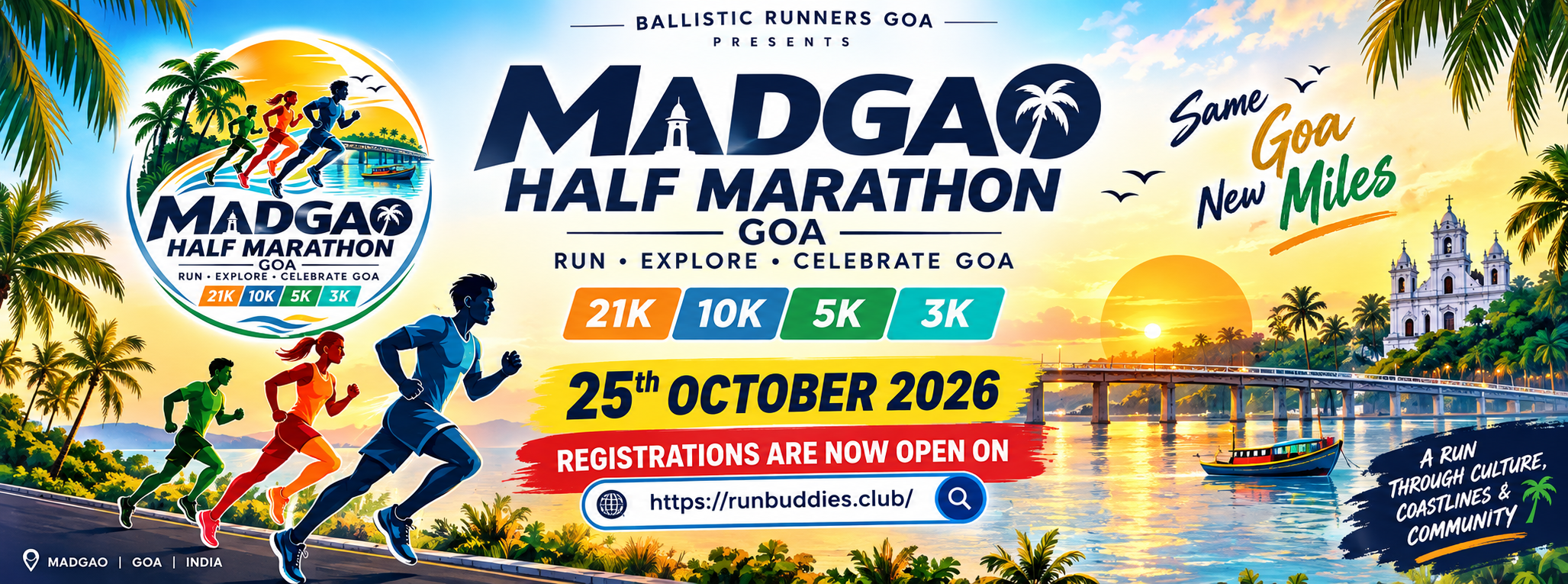 MADGAO Half  Marathon - GOA