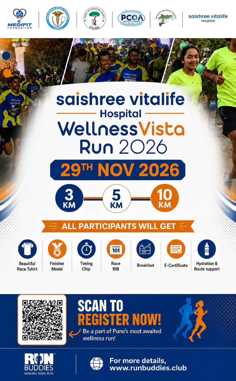 SaiShree VitaLife WellnessVista Run 2026 -3rd Edition Course & Highlights